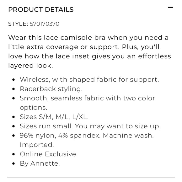 Annette from soma reversible bra bundle - Picture 6 of 17